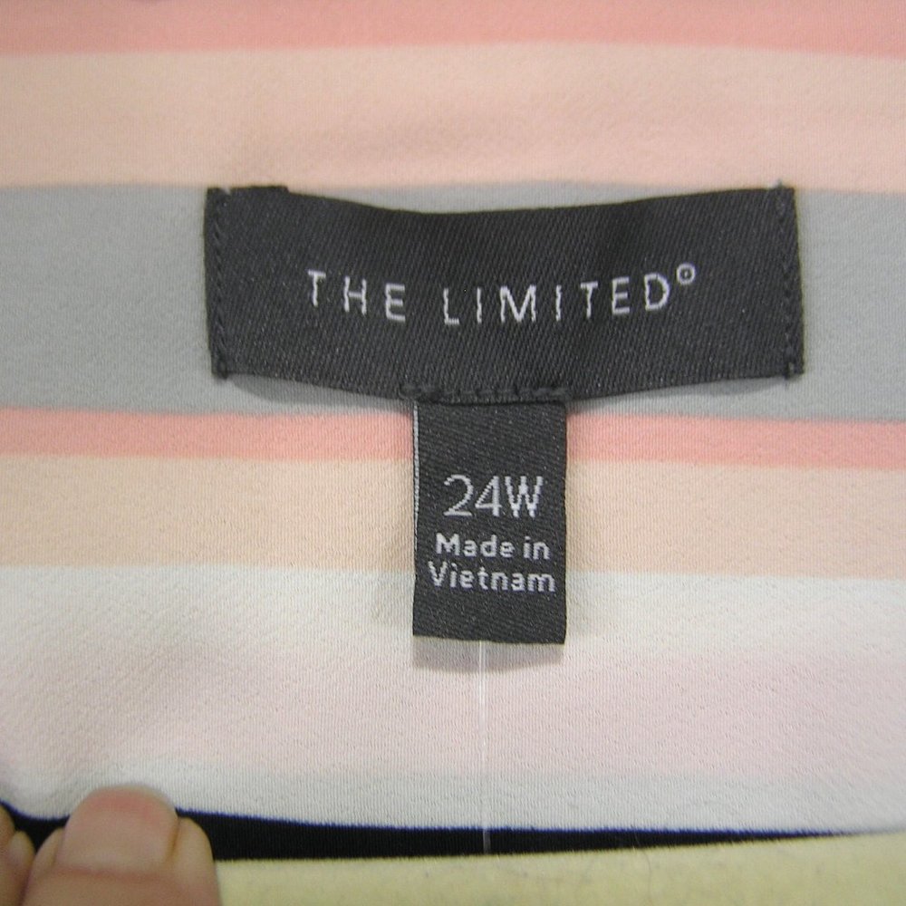THE LIMITED STRIPED SHIRT DRESS 24W - Picture 5 of 12